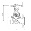 Nod. cast iron diaphragm valve | KP-9337